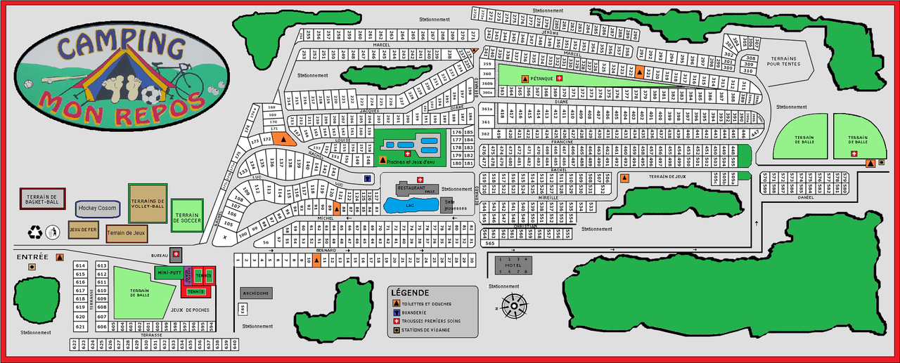 Plan du terrain